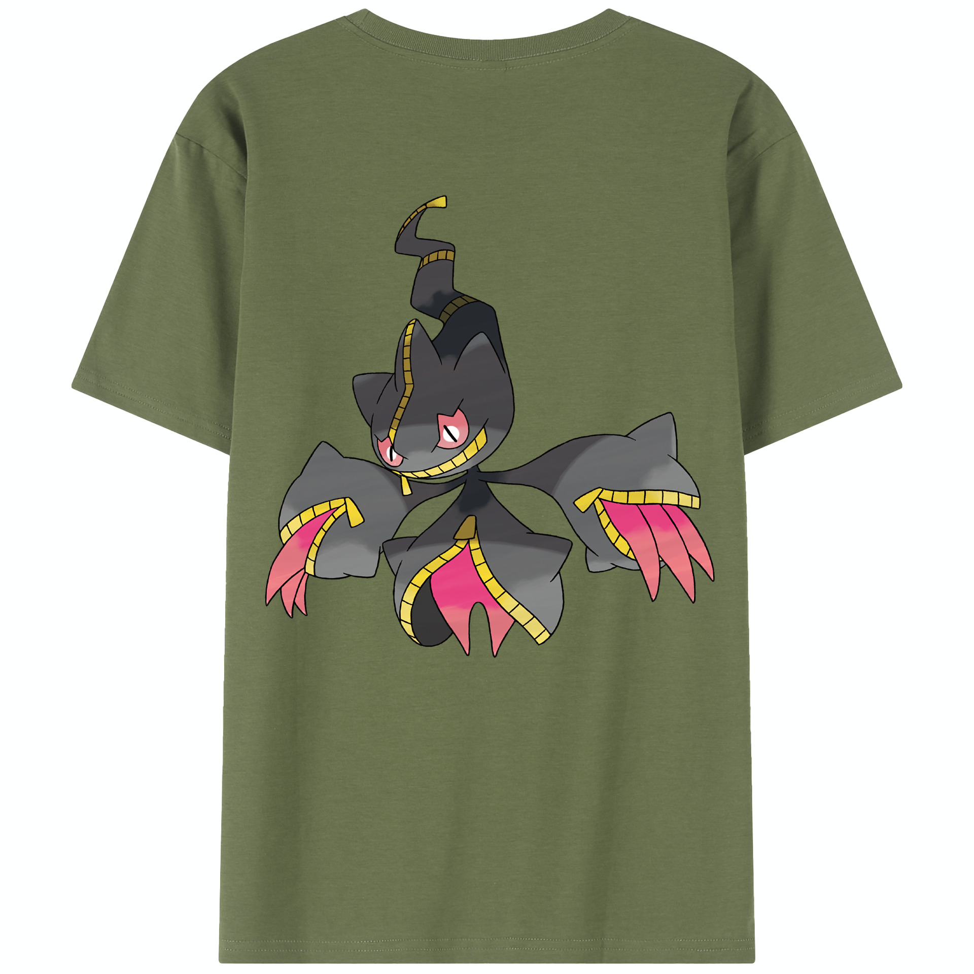 （画像用） ポケットモンスター Pokémon 綿100％半袖Tシャツ（背面プリント）